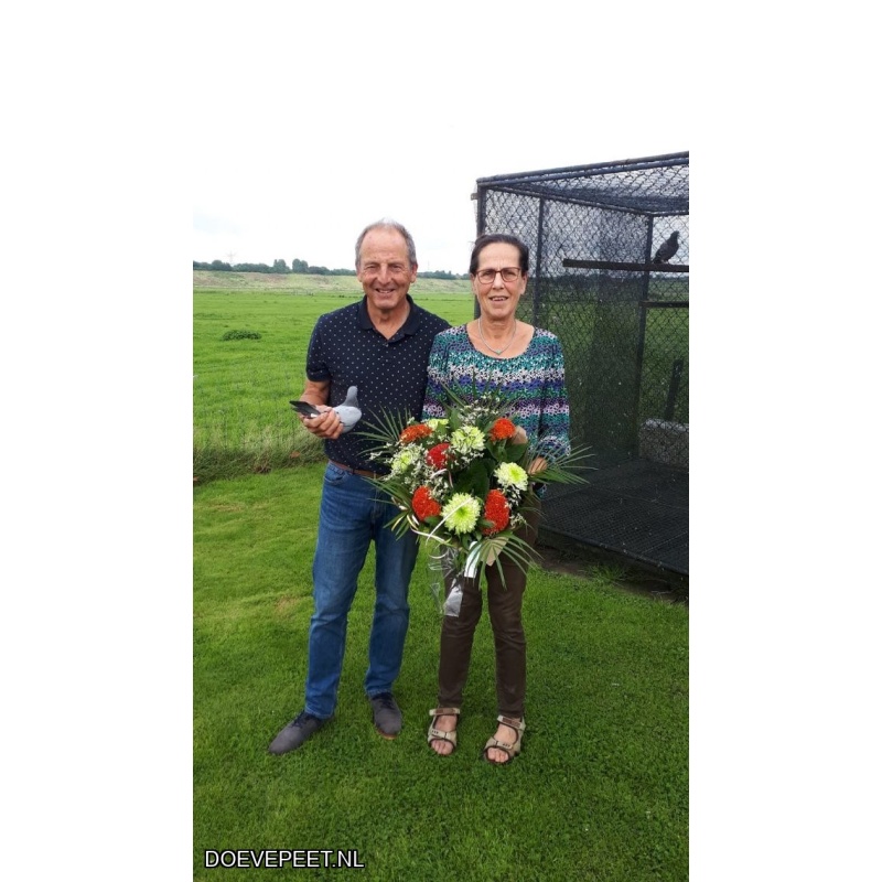 1134 Bon  1.19 J. (Jan) van ’t Land, Naarden – 1 jonge duif 2026