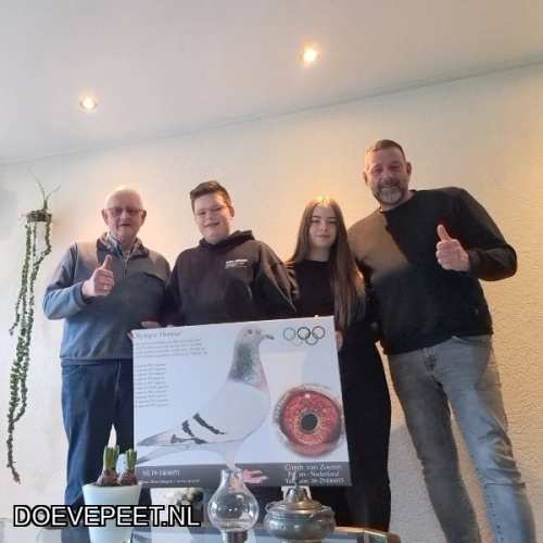 1134 Bon  2.3 Comb. van Zoeren, Putten – 1 jonge duif 2026