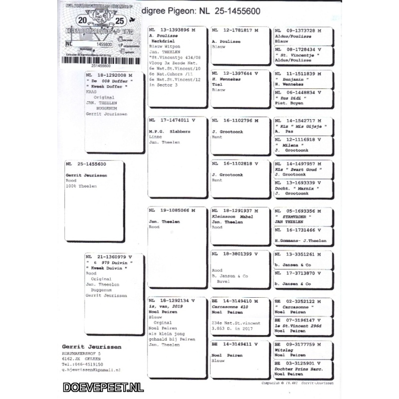 GJ Koop 18 1455600-25 Doffer