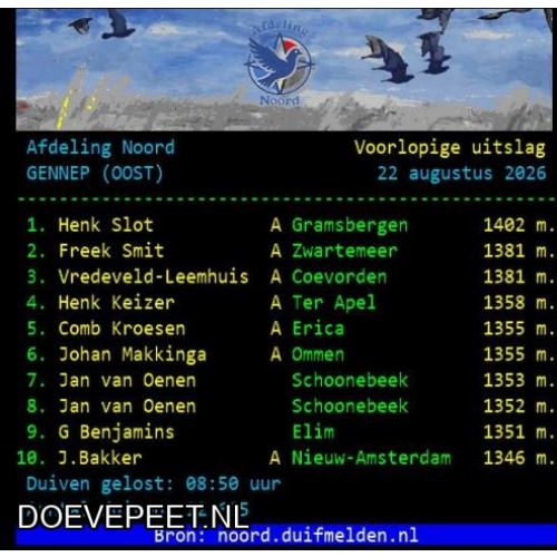 DMP Bon 56 Henk Keizer – ter Apel